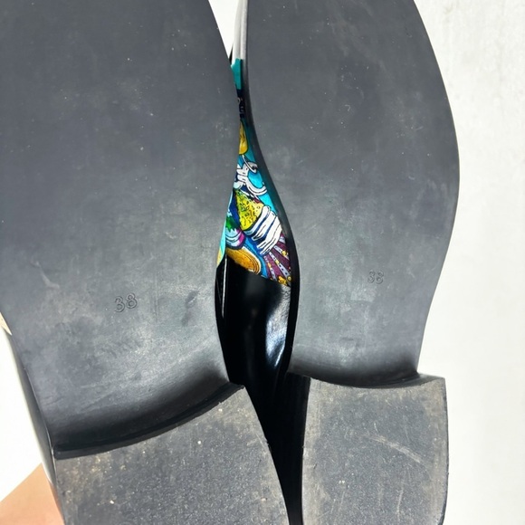 Jefferey Campbell Free People Bollero Scarf Loafers Sz 38 (US 7.5) - Picture 11 of 12